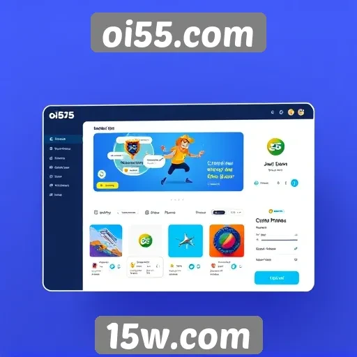 Interface do usuário do oi55.com é intuitiva e acessível